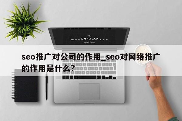 seo推广对公司的作用_seo对网络推广的作用是什么?